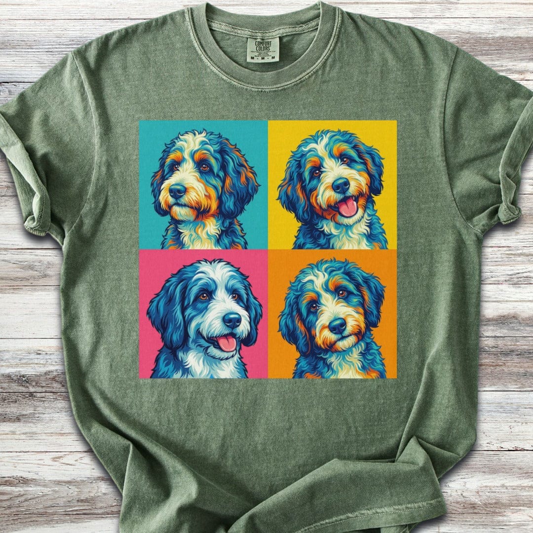 Bernedoodle Pop Art T-Shirt