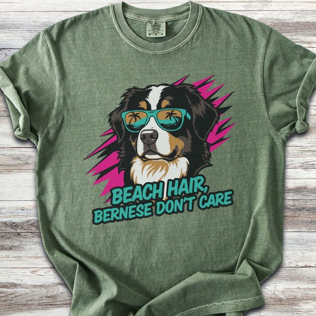 Bernese Mountain Dog Beach Hair T-Shirt