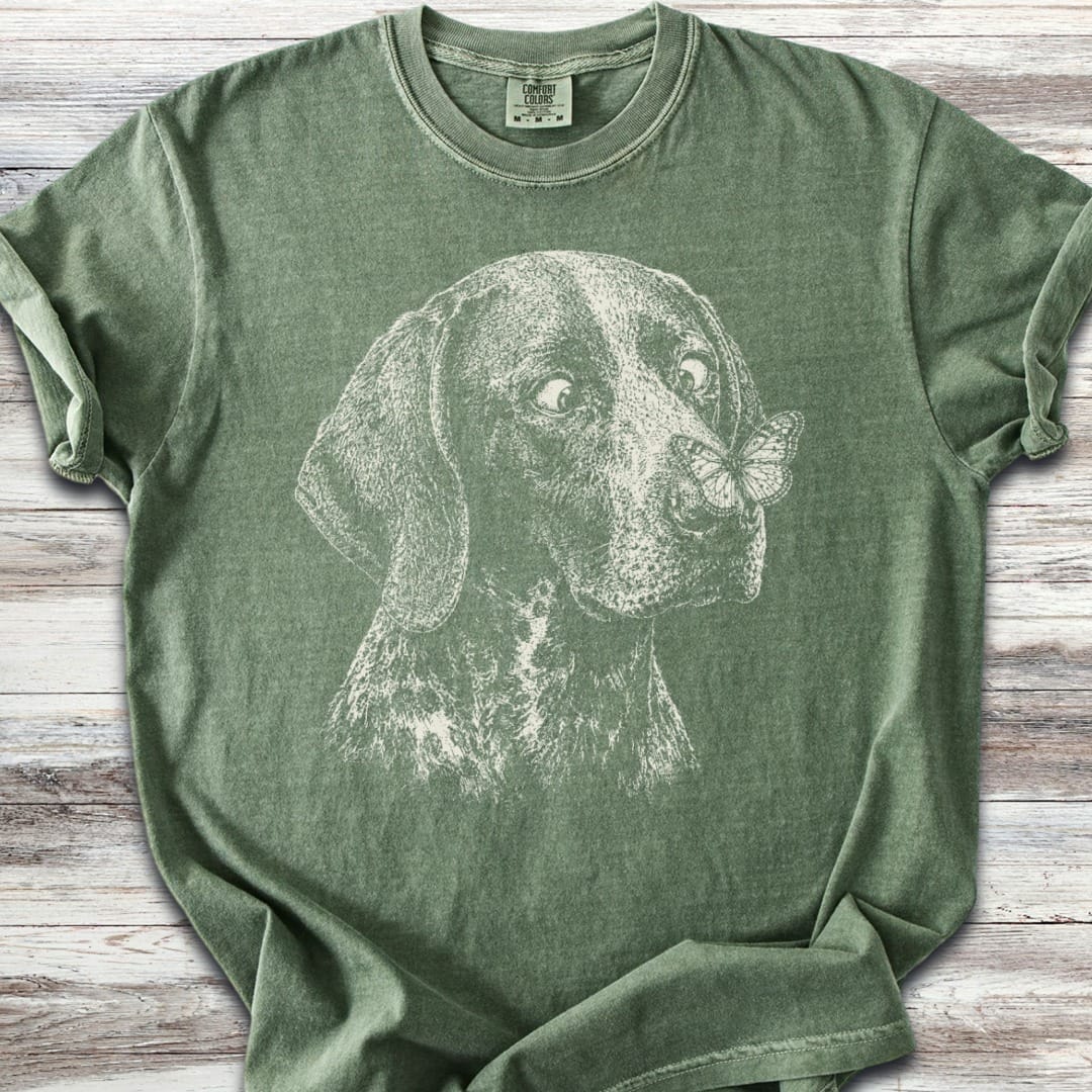 German Shorthaired Pointer Butterfly T-Shirt