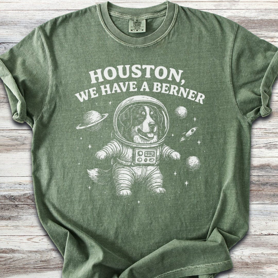 Bernese Mountain Dog Astronaut T-Shirt