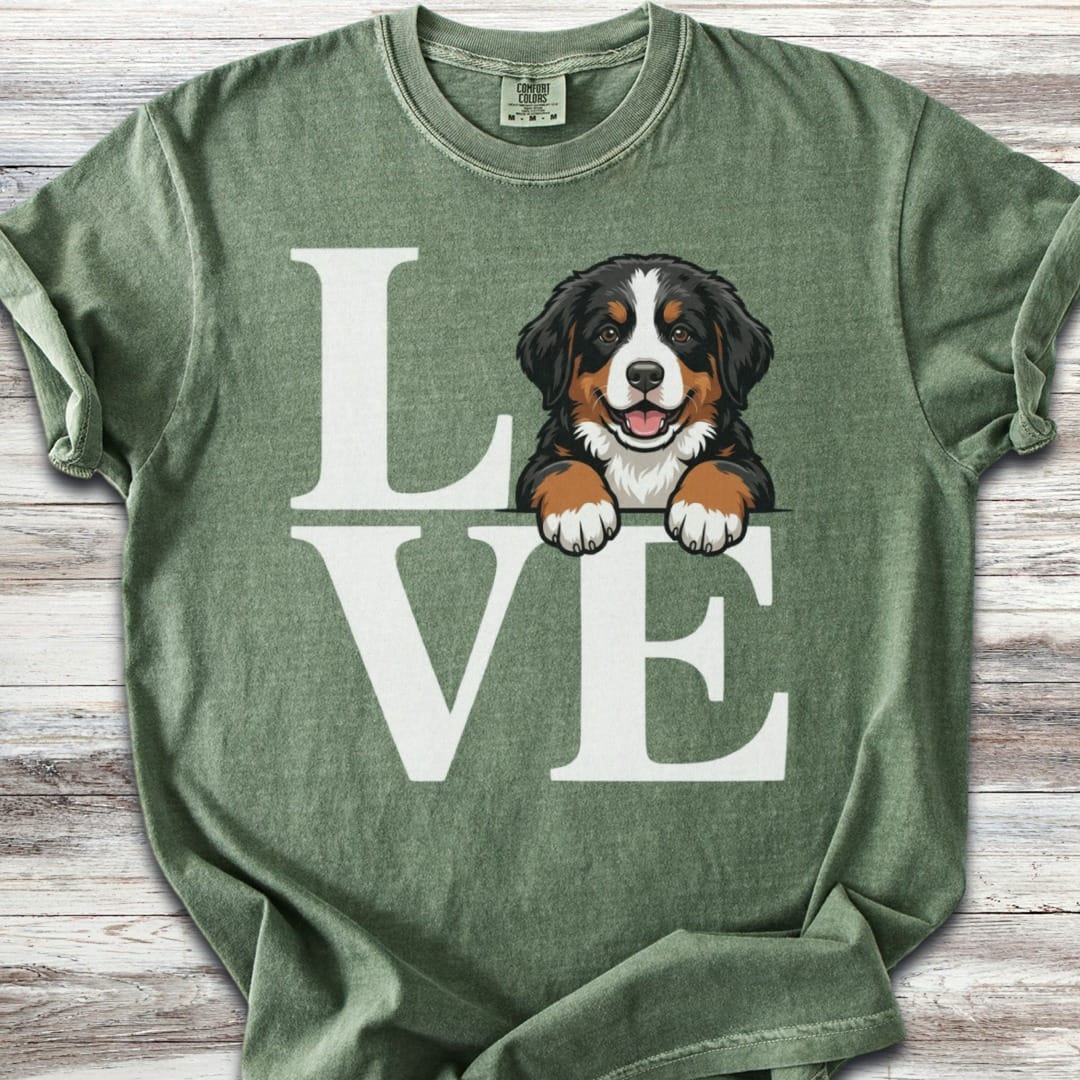 Bernese Mountain Dog Puppy Love T-Shirt
