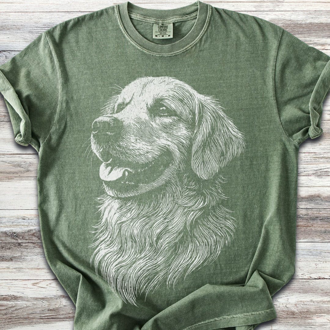 Golden Retriever Sketch T-Shirt