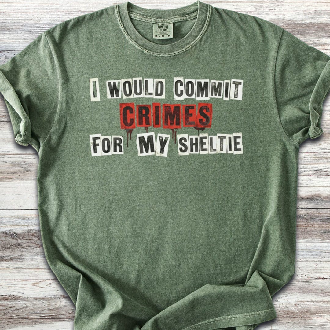 Shetland Sheepdog Crimes T-Shirt