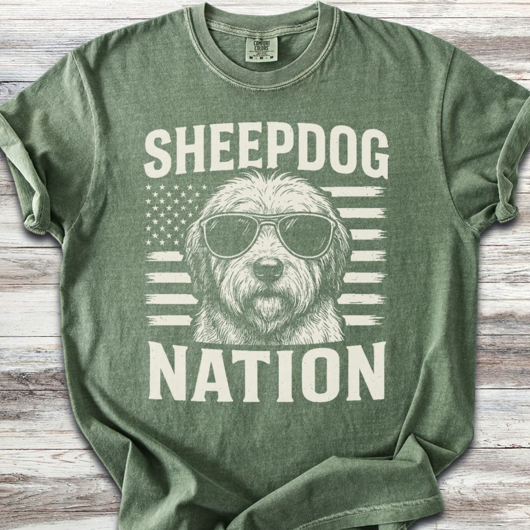 Old English Sheepdog Nation T-Shirt