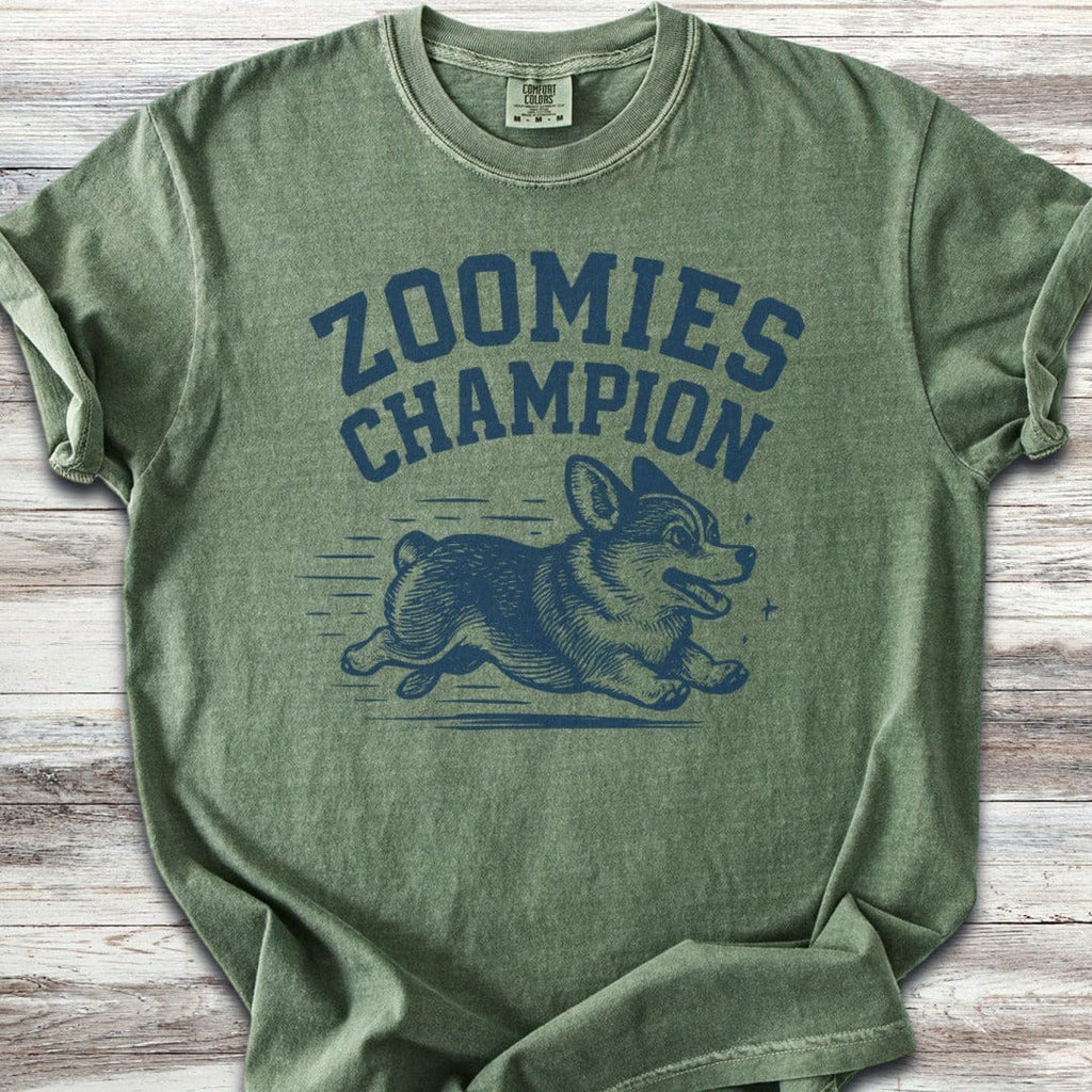 Corgi Zoomies Champion T-Shirt