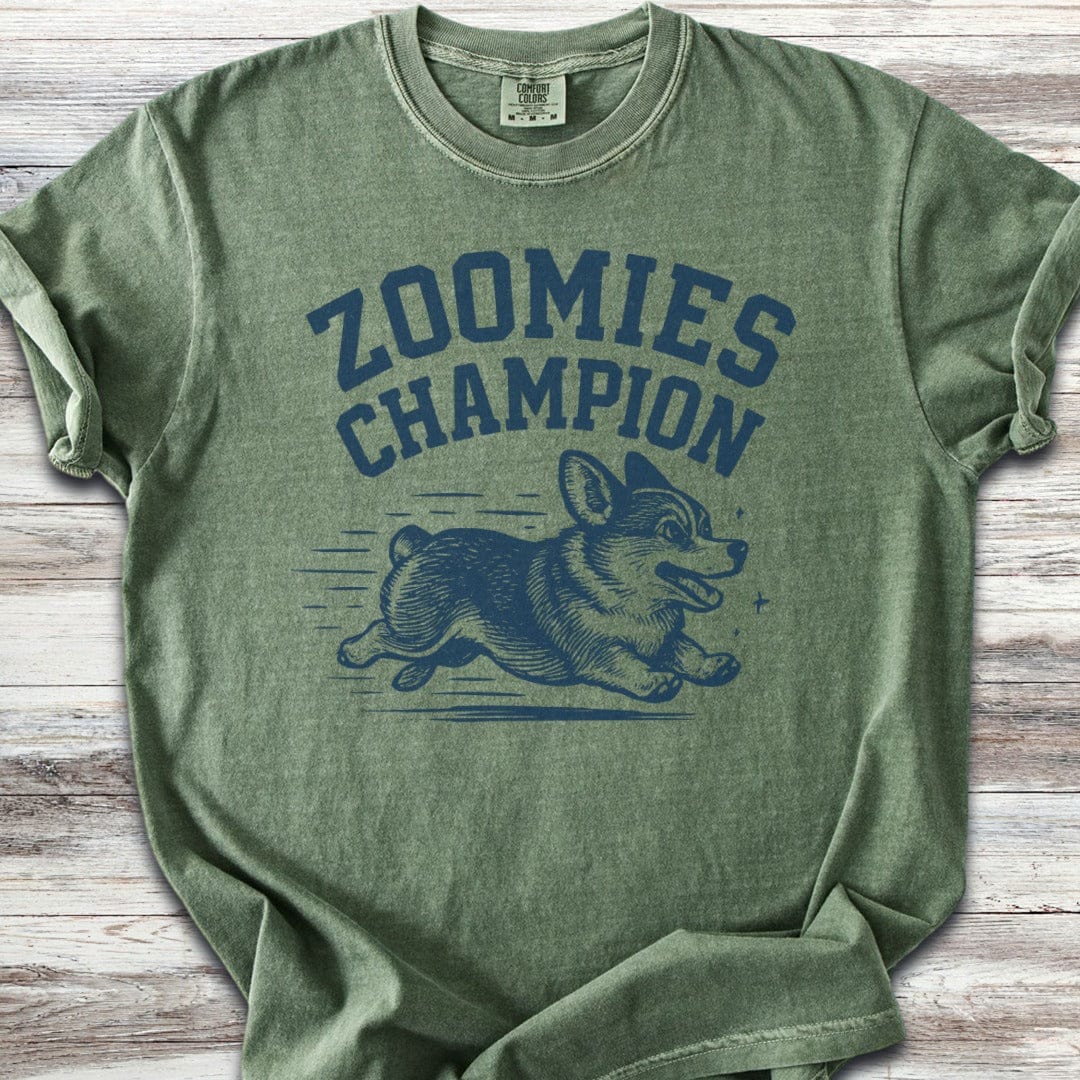 Corgi Zoomies Champion T-Shirt