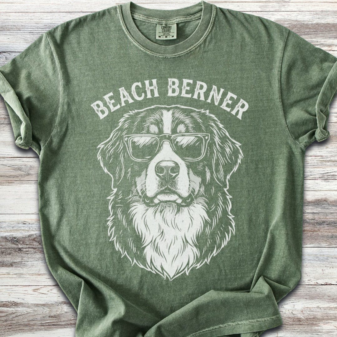 Bernese Mountain Dog Beach Berner T-Shirt