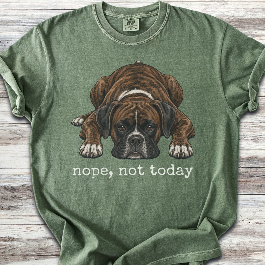 Boxer Brindle Nope T-Shirt