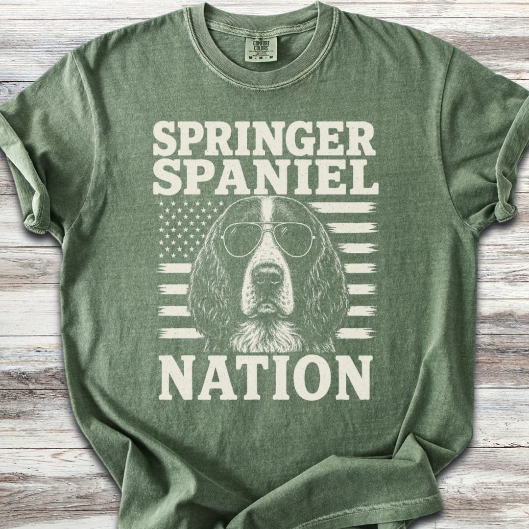 English Springer Spaniel Nation T-Shirt