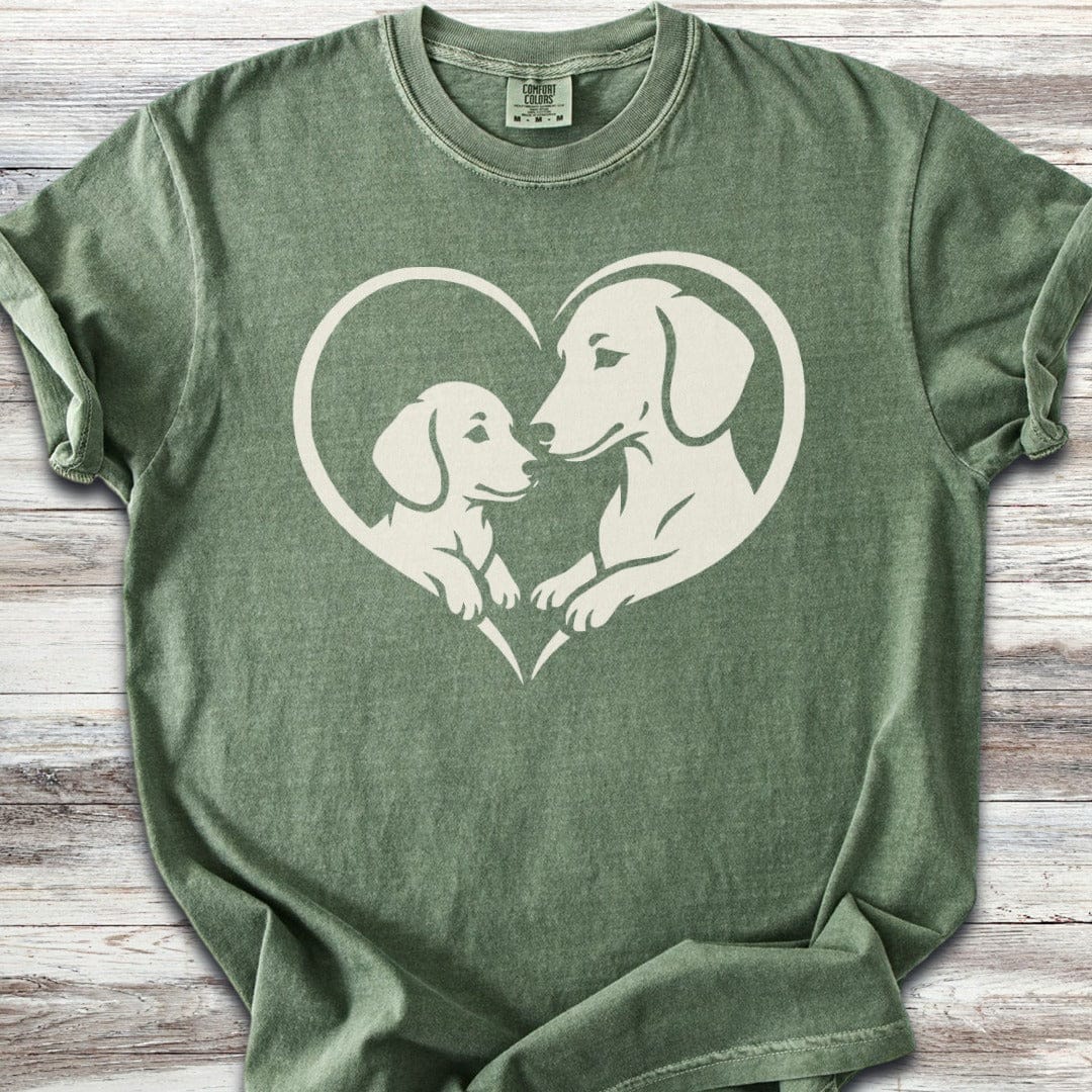 Dachshund Heart Bond T-Shirt