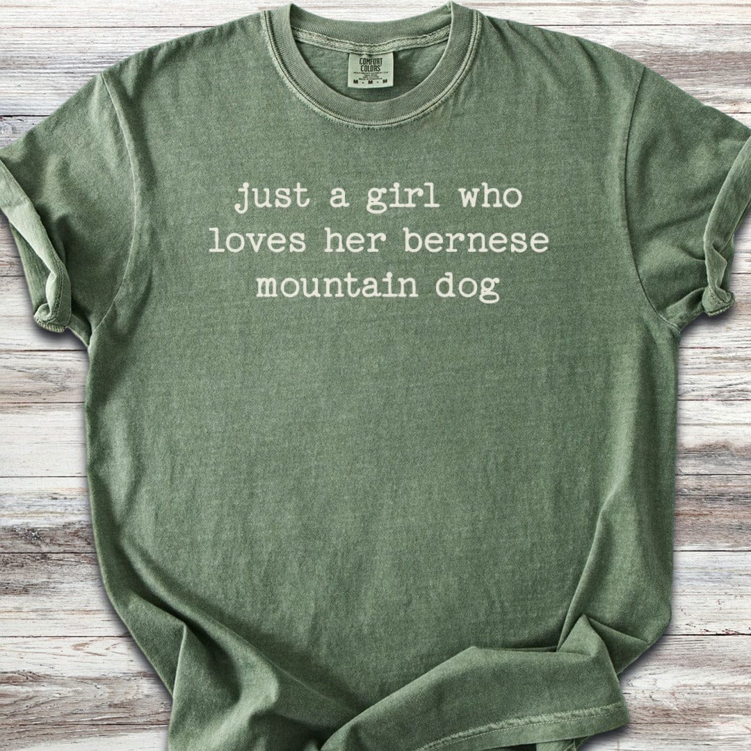 Bernese Mountain Dog Girl T-Shirt