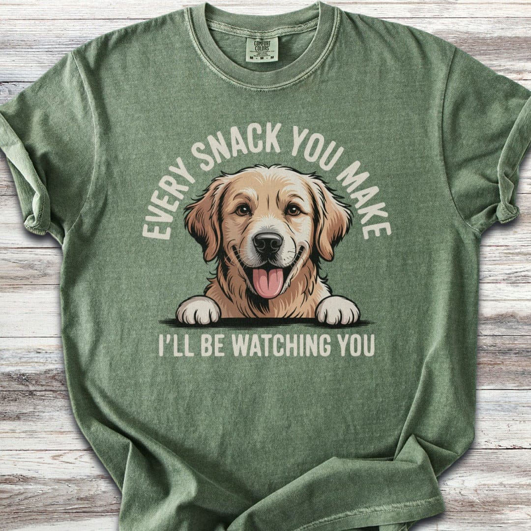 Golden Retriever Every Snack T-Shirt