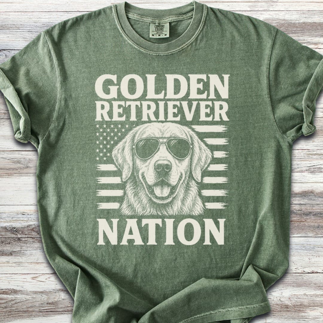 Golden Retriever Nation T-Shirt