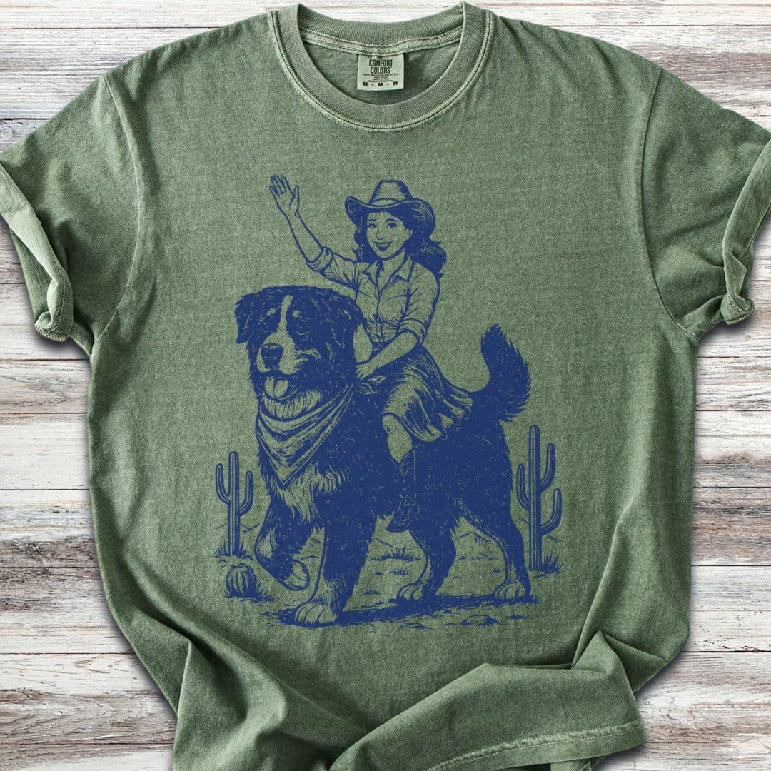 Bernese Mountain Dog Cowgirl T-Shirt