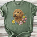 Goldendoodle Spring Portrait T-Shirt