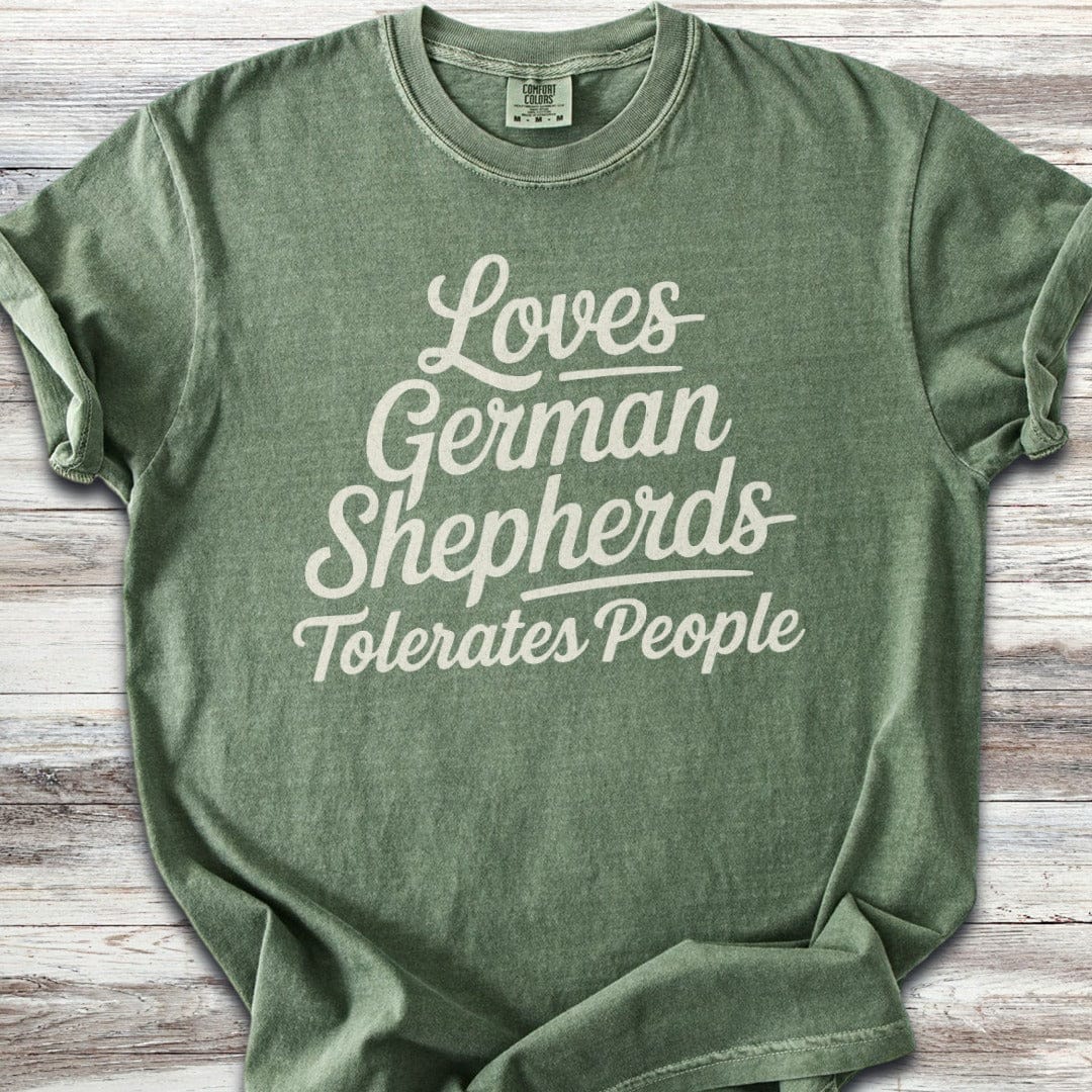 German Shepherd Tolerates People T-Shirt