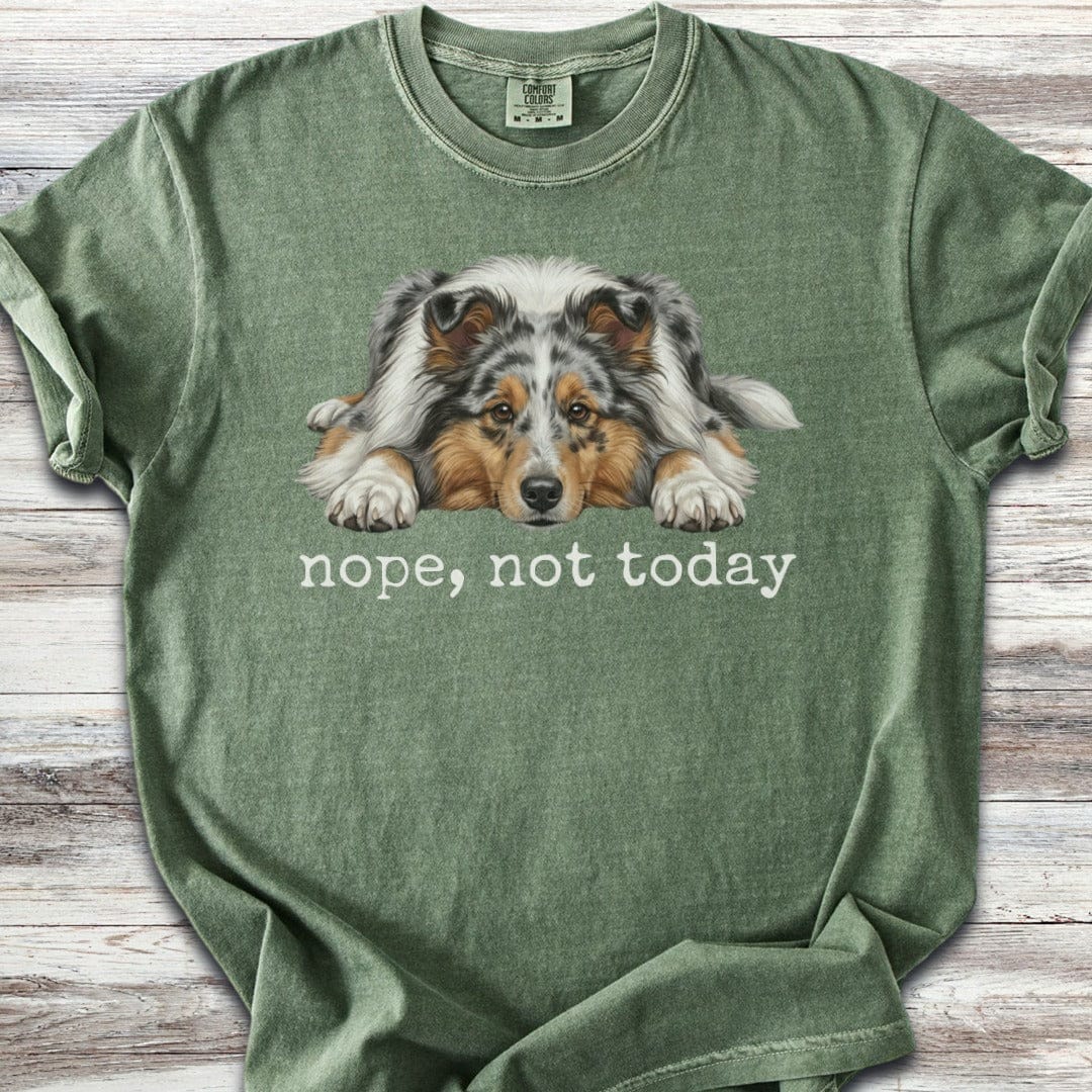 Shetland Sheepdog Blue Merle Nope  T-Shirt