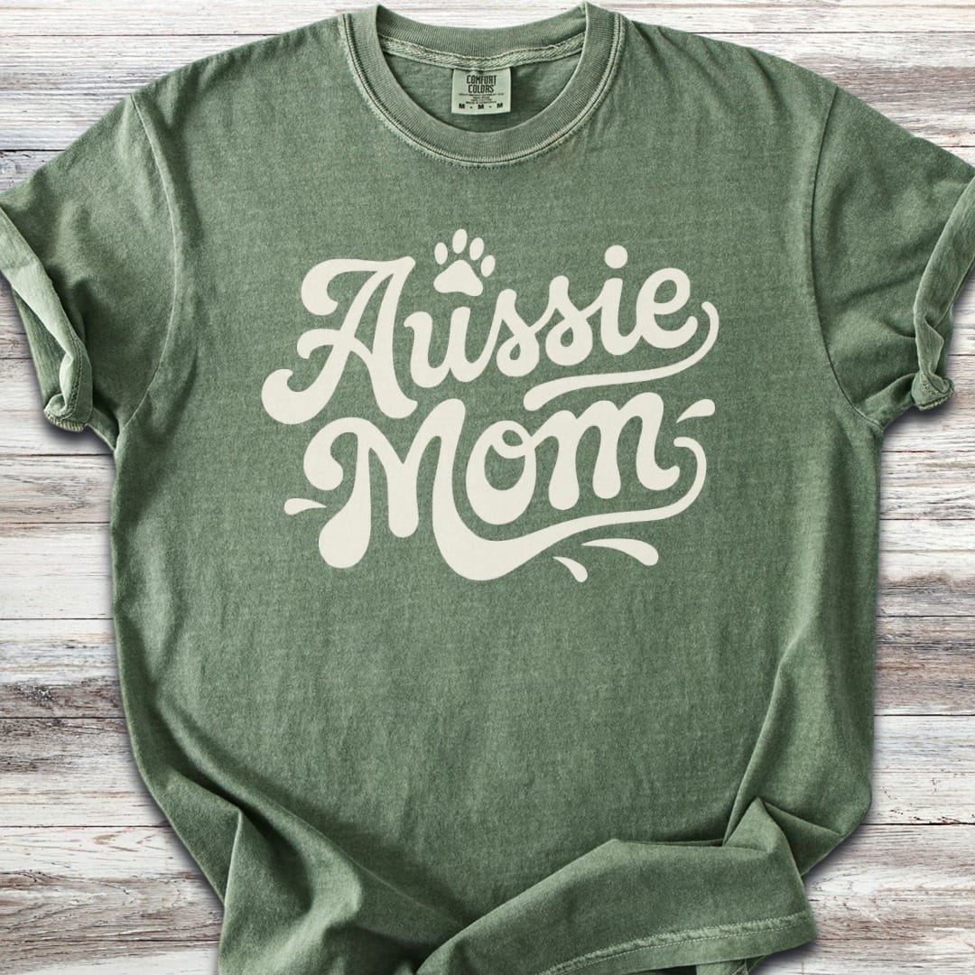 Aussie Groovy Mom T-Shirt