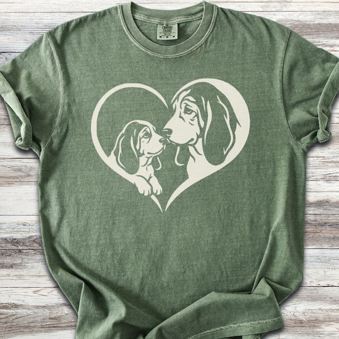 Basset Hound Heart Bond T-Shirt