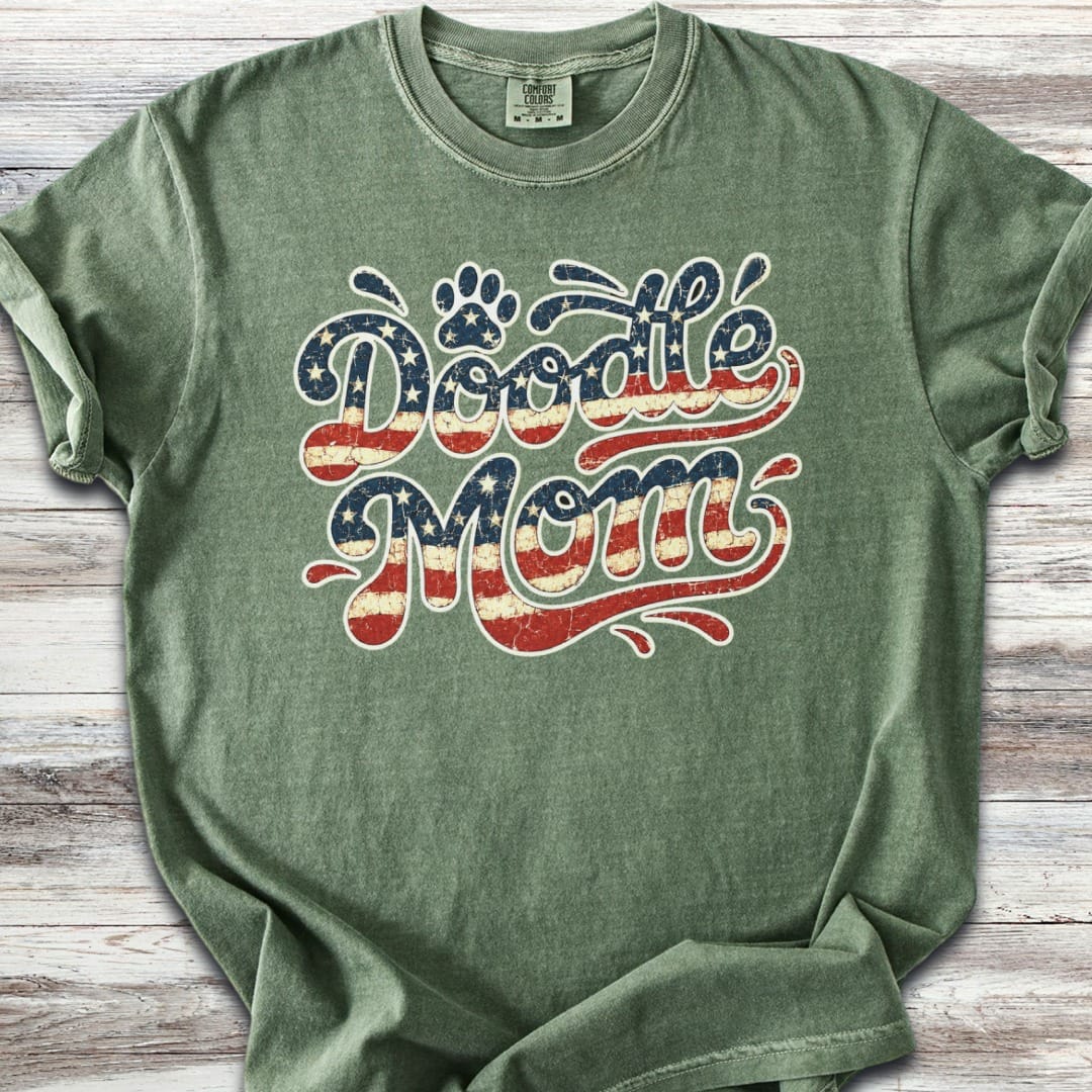 Doodle USA Mom T-Shirt