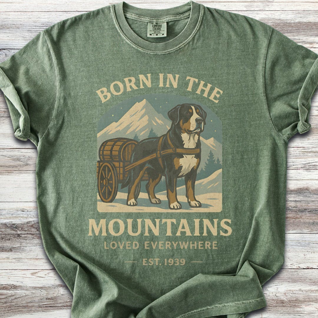 Swiss Mountain Dog Born T-Shirt