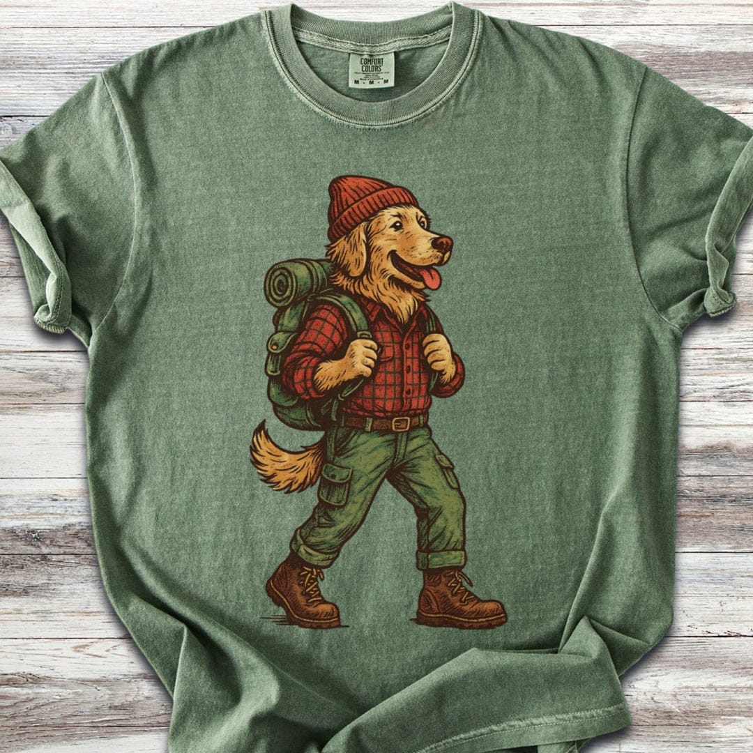 Golden Retriever Hiking T-Shirt