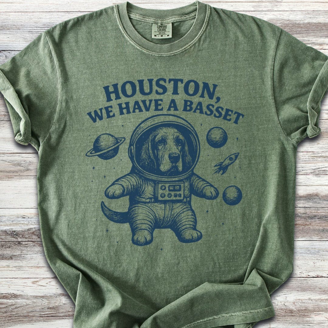 Basset Hound Astronaut T-Shirt