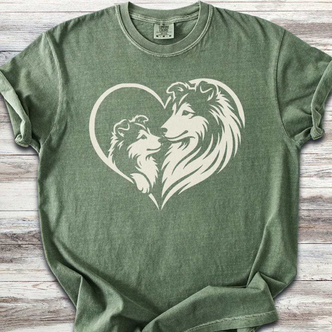 Shetland Sheepdog Heart Bond T-Shirt