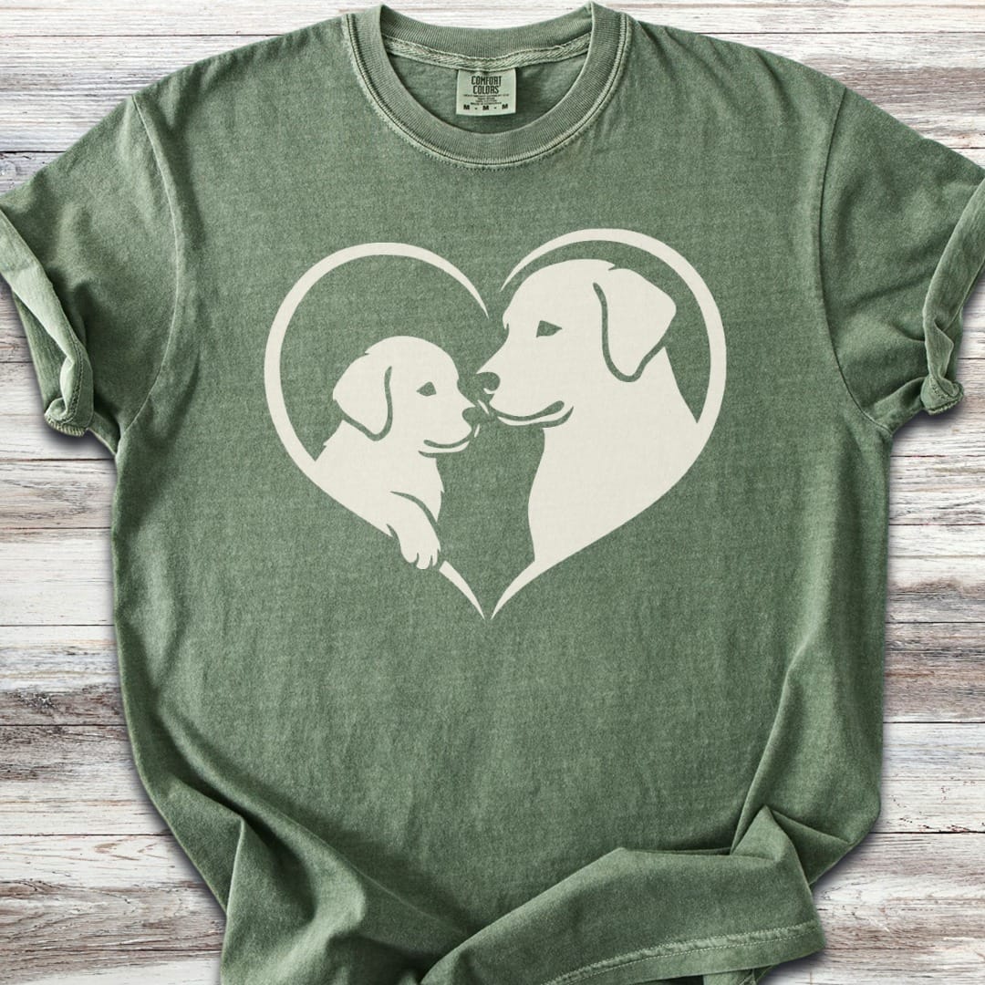 Labrador Retriever Heart Bond T-Shirt