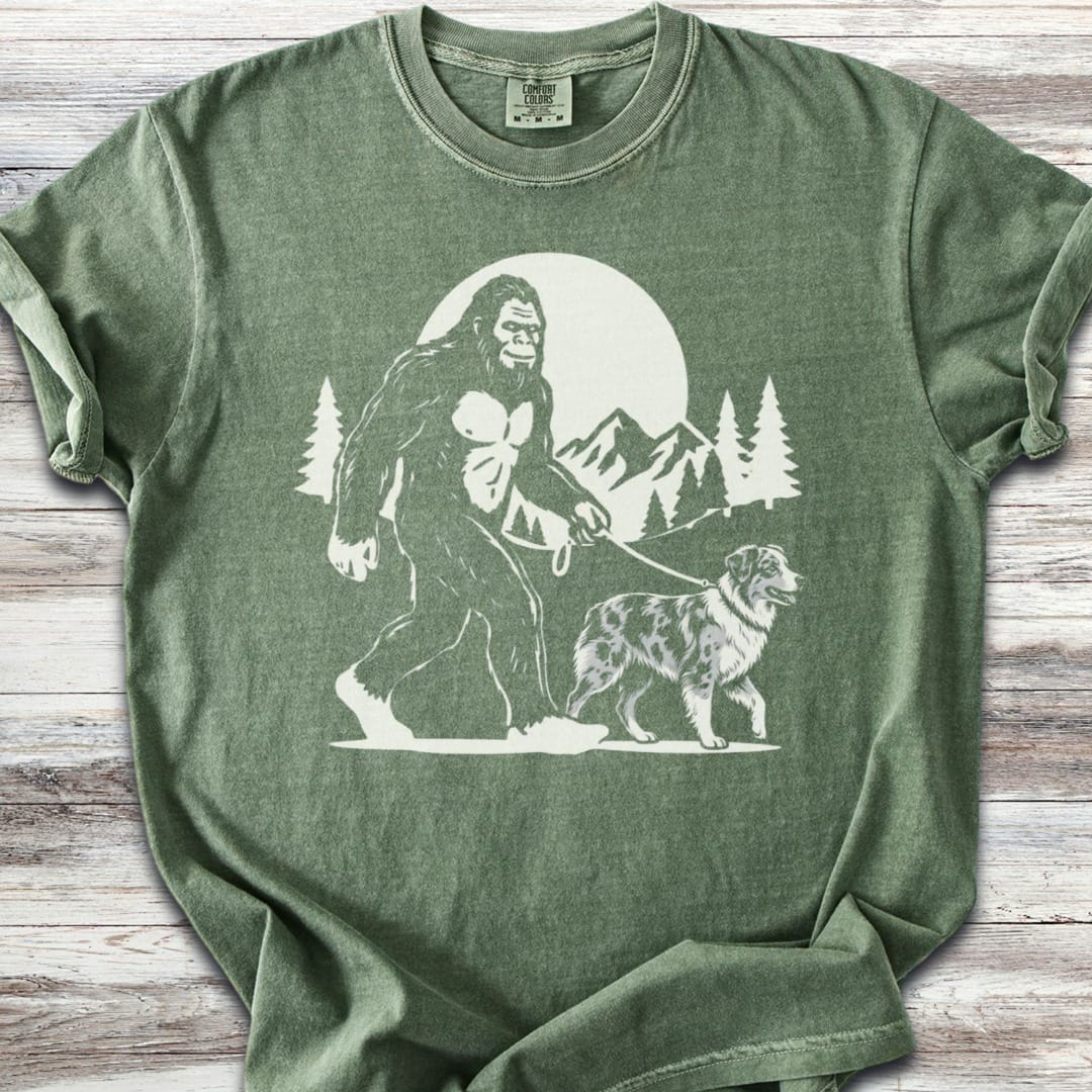 Australian Shepherd Merle Bigfoot T-Shirt