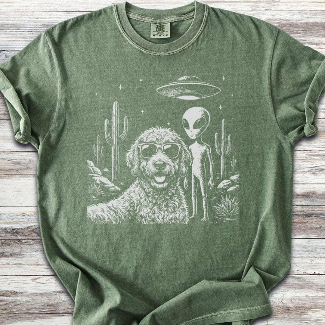 Doodle Alien Selfie T-Shirt