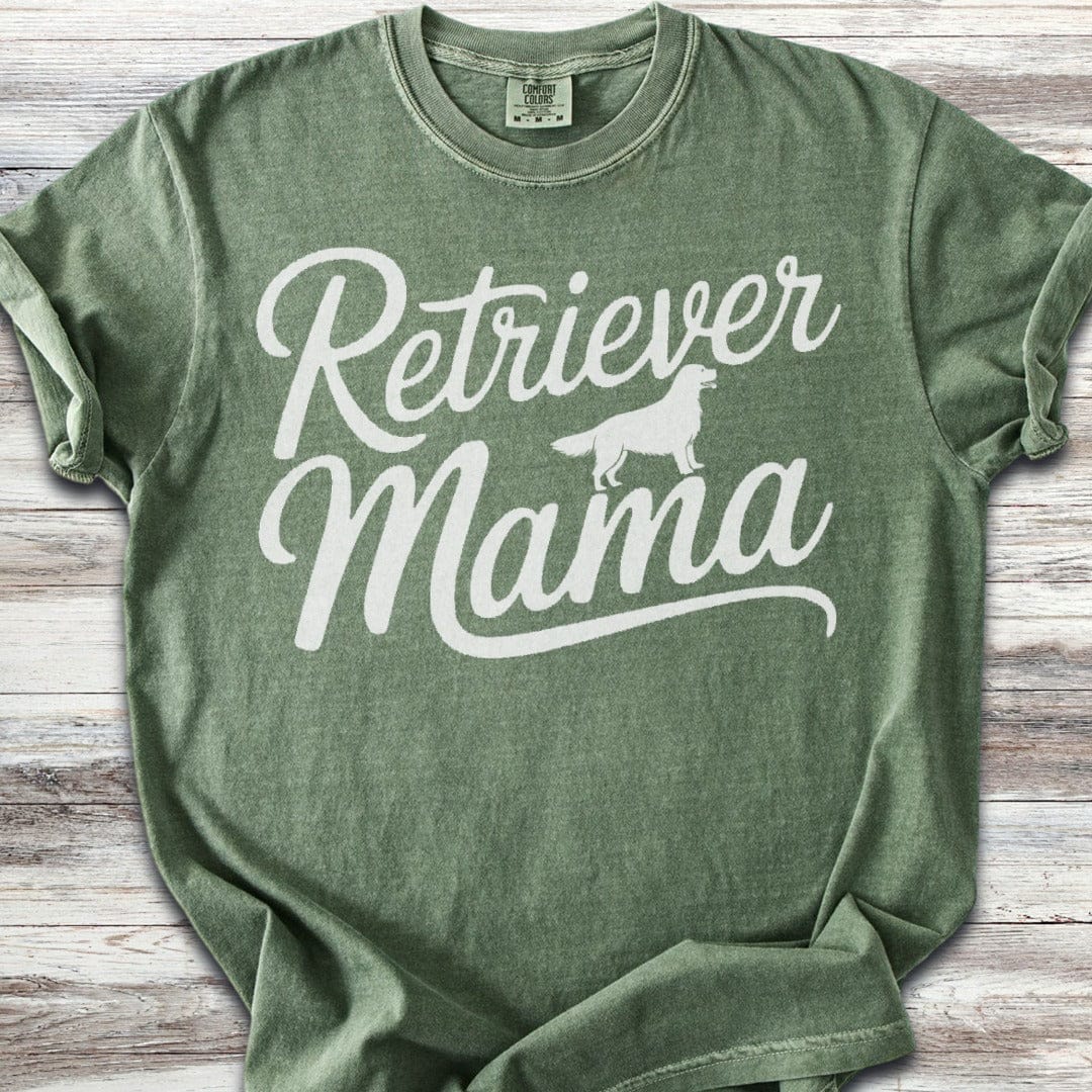 Golden Retriever Mama Silhouette T-Shirt