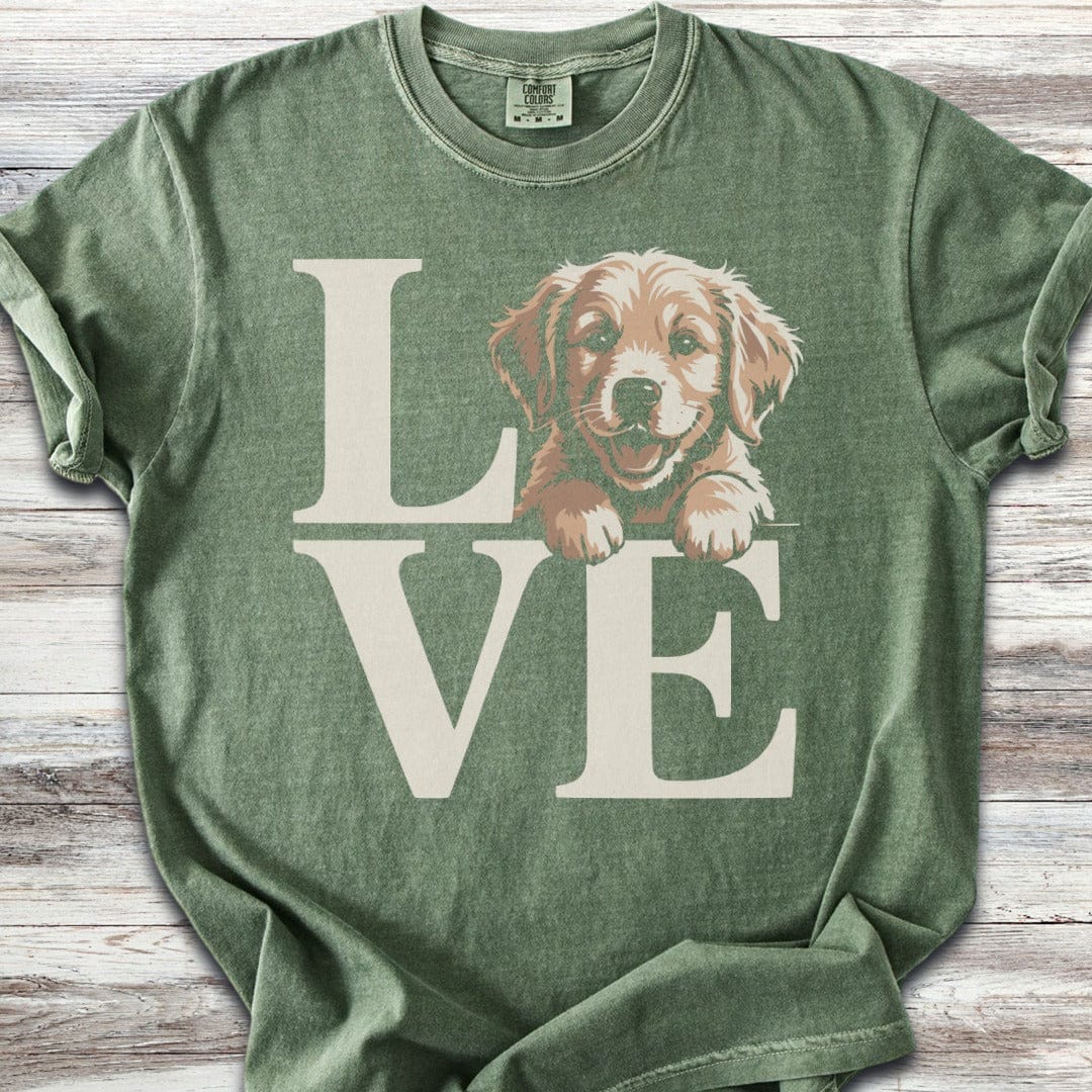 Golden Retriever Puppy Love T-Shirt