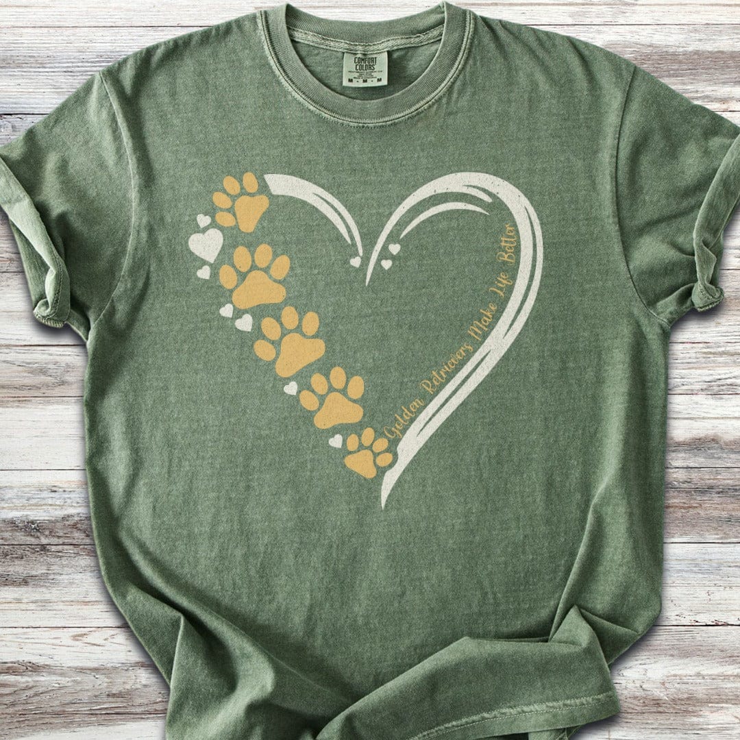 Golden Retriever Loyal Heart T-Shirt
