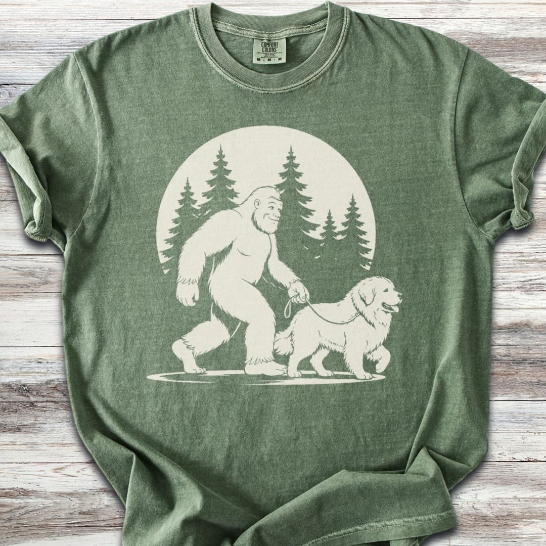 Great Pyrenees Bigfoot T-Shirt