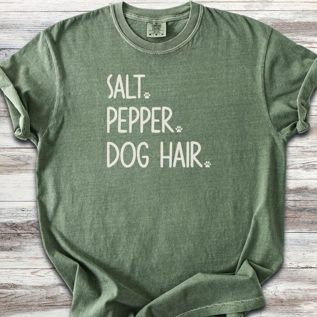 Salt Pepper Dog Hair T-Shirt