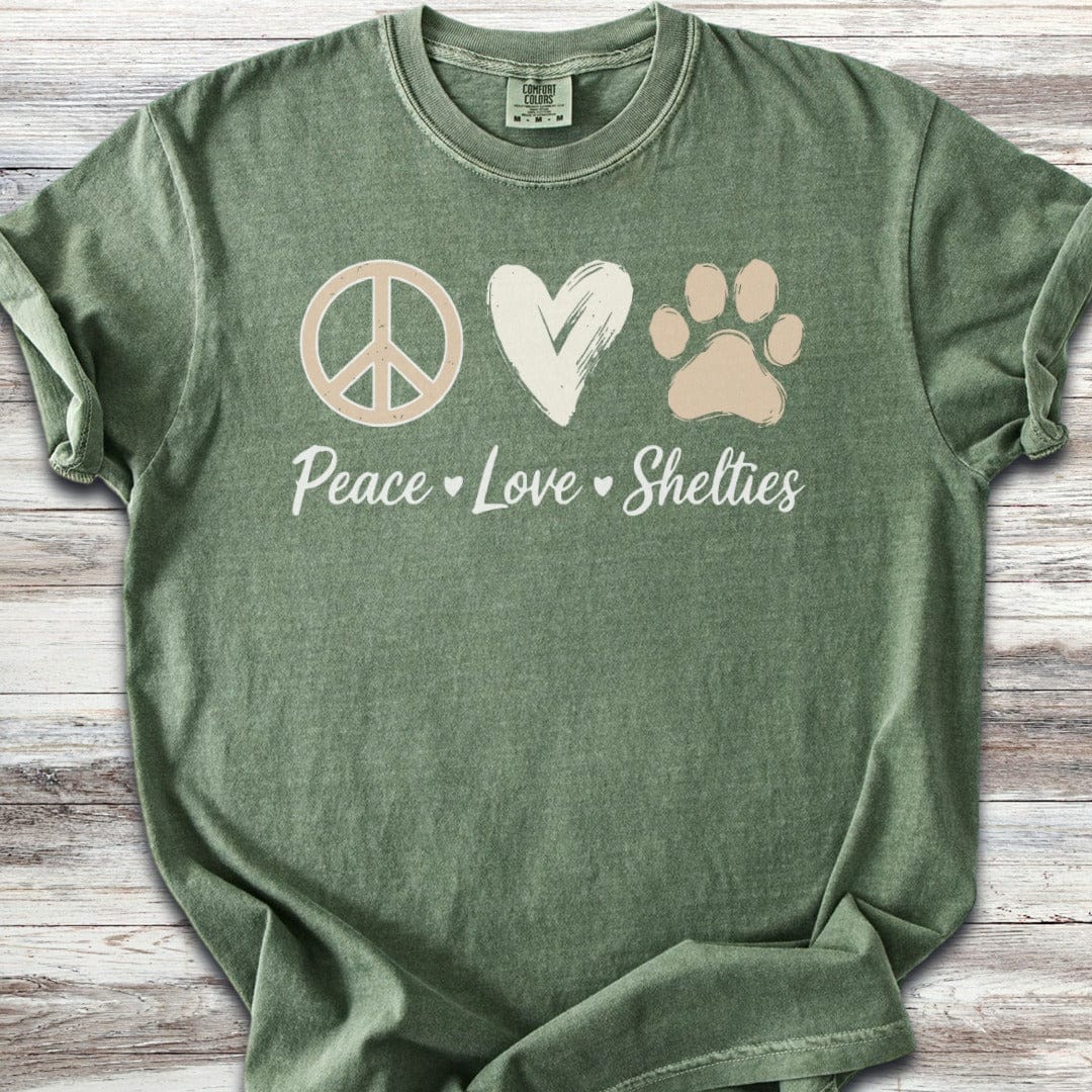 Shetland Sheepdog Peace T-Shirt