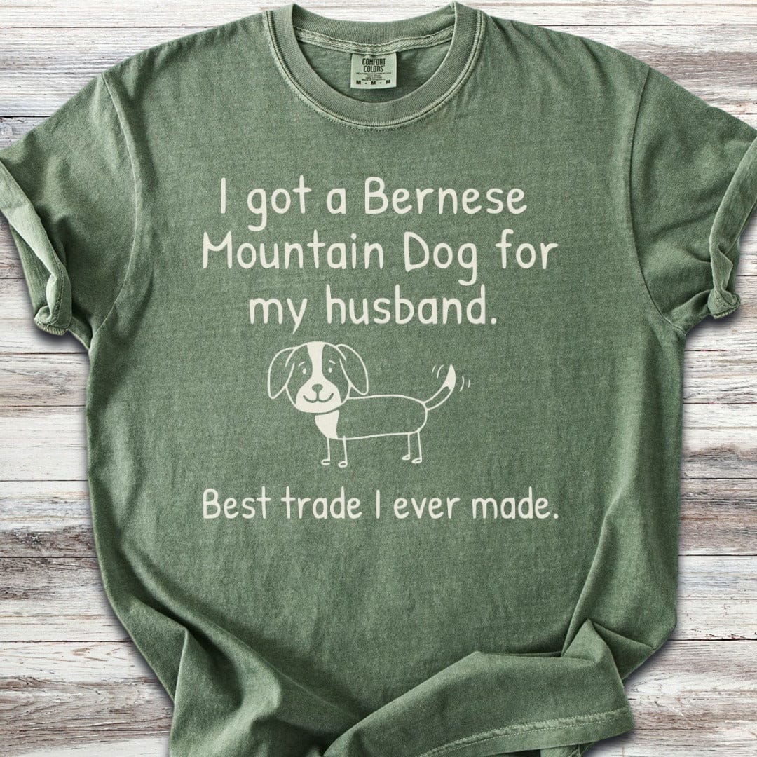 Bernese Mountain Dog 4 Husband T-Shirt
