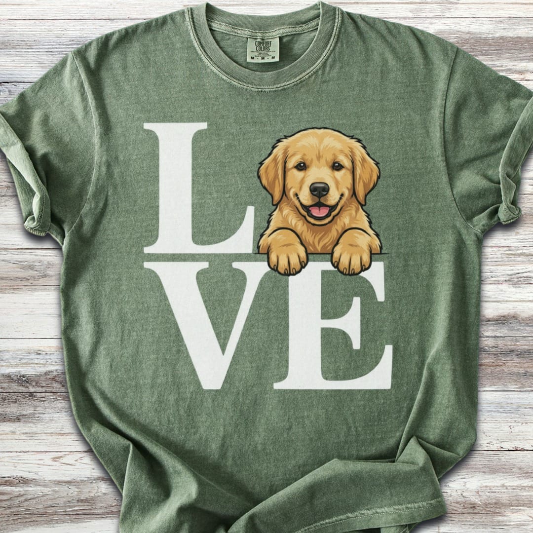 Golden Retriever Puppy Love T-Shirt