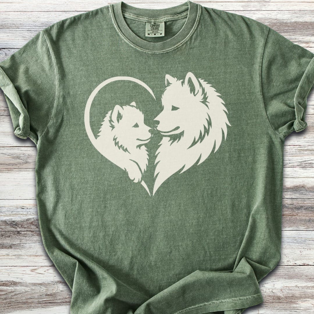 Samoyed Heart Bond T-Shirt
