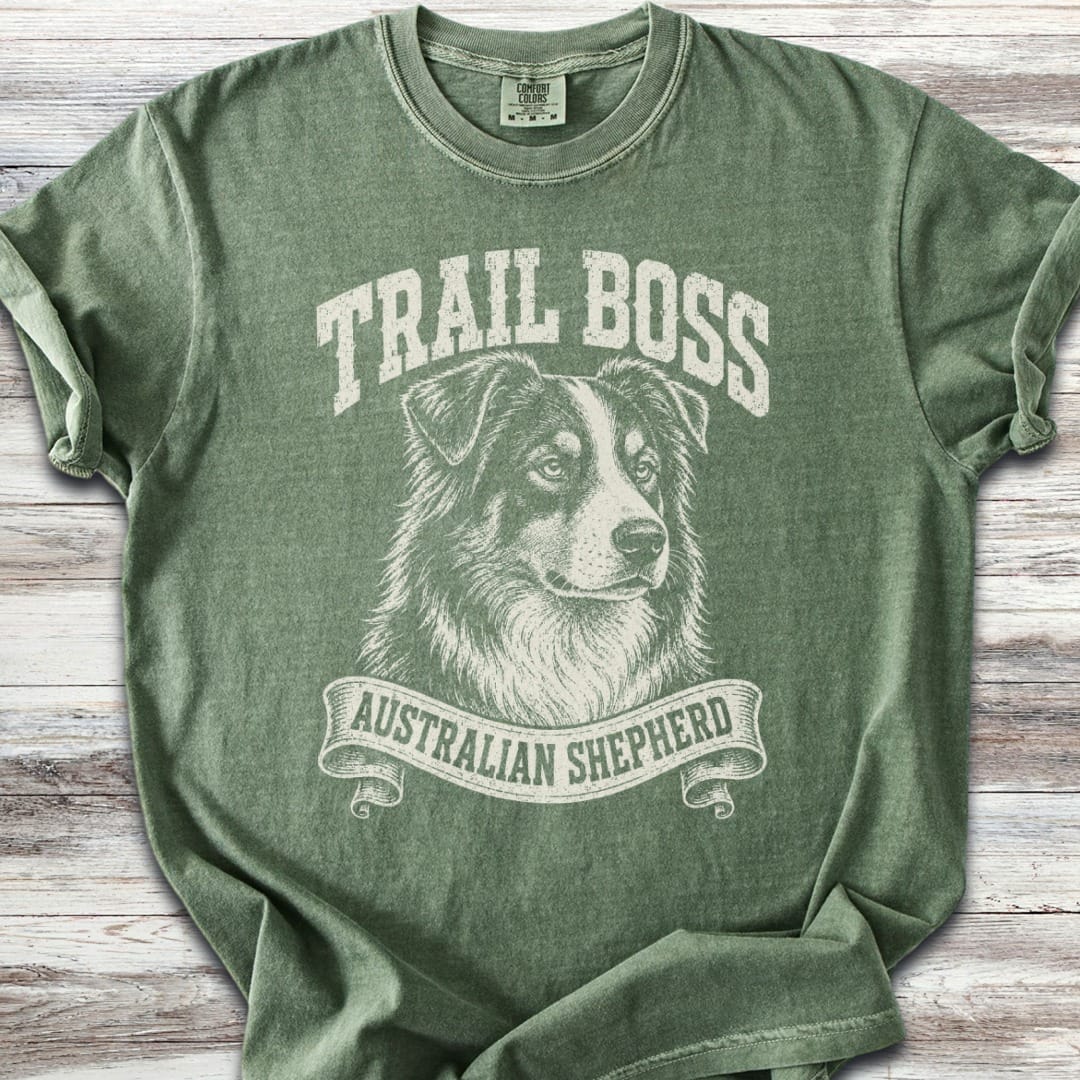 Australian Shepherd Trail Boss T-Shirt