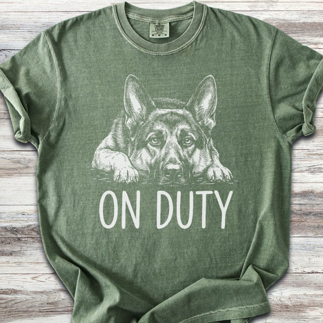 German Shepherd On Duty T-Shirt
