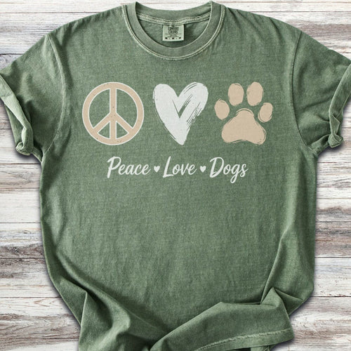 Peace Love Dogs T-Shirt