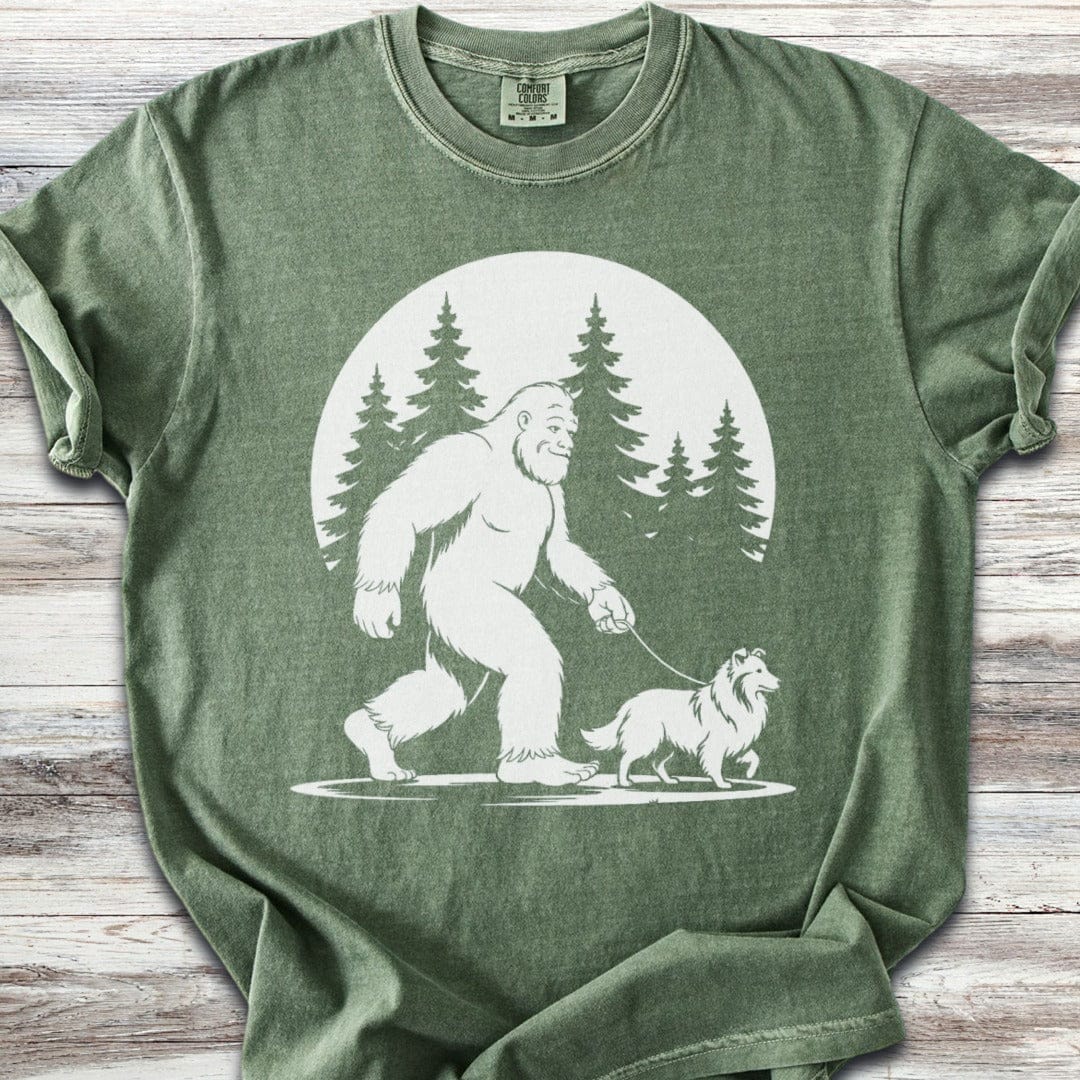 Shetland Sheepdog Bigfoot T-Shirt