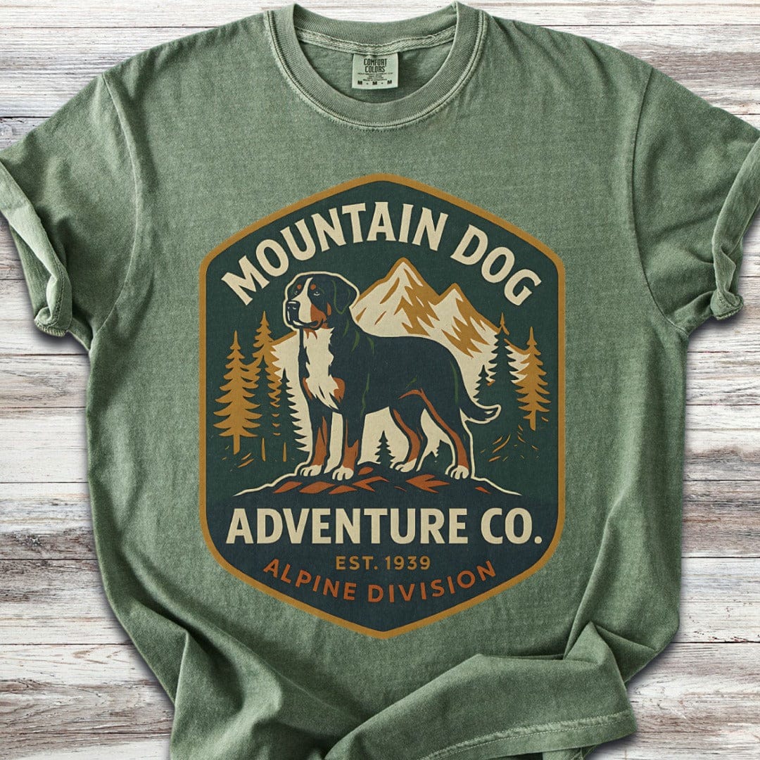 Swiss Mountain Dog Adventure Co T-Shirt