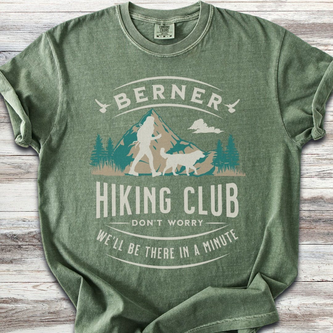 Bernese Mountain Dog Hiking Club T-Shirt