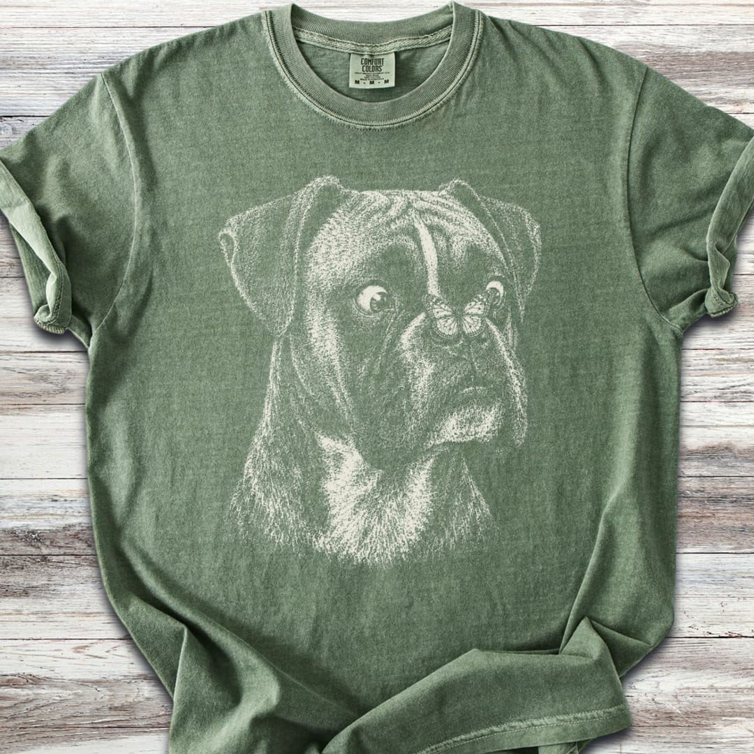 Boxer Butterfly T-Shirt
