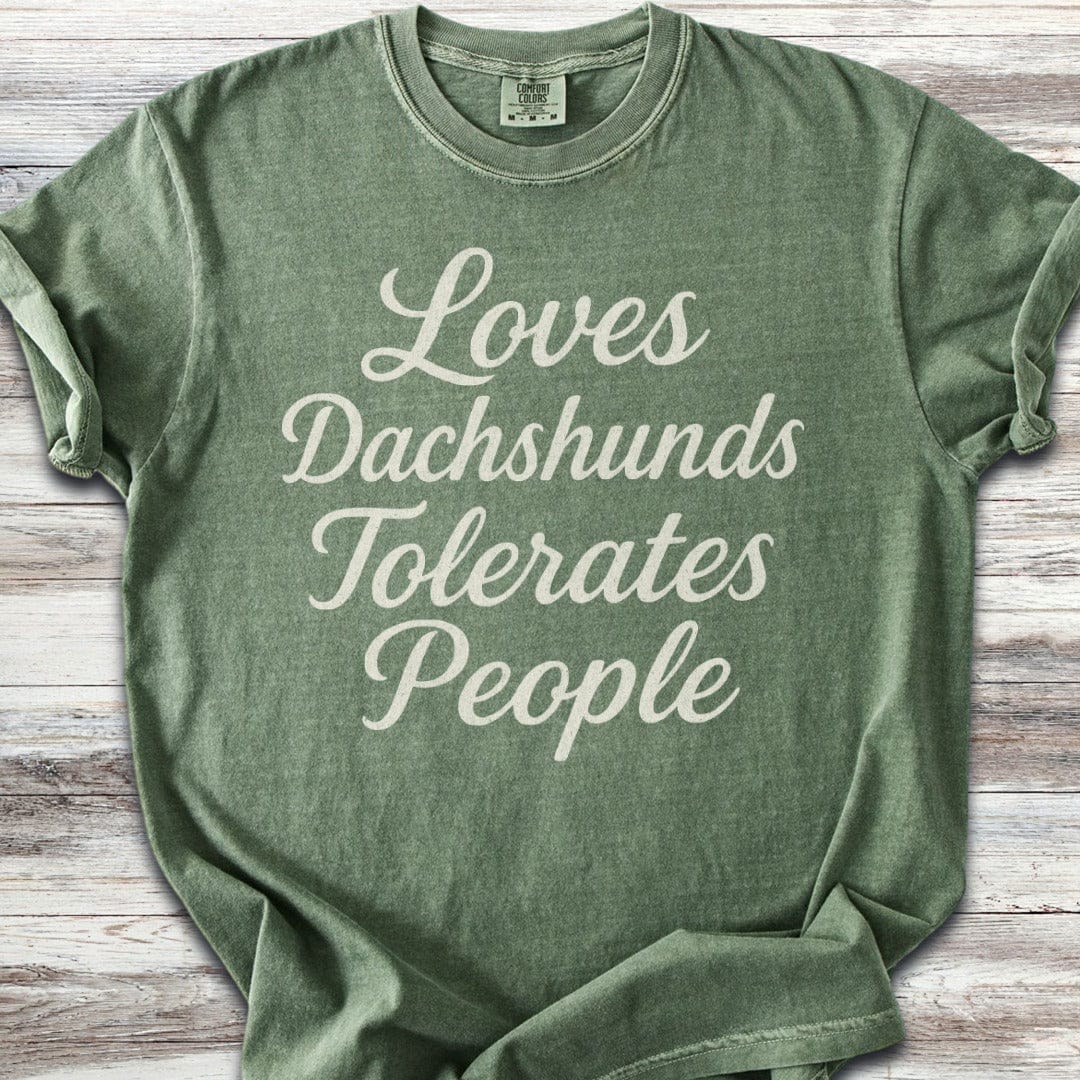 Dachshund Tolerates People T-Shirt