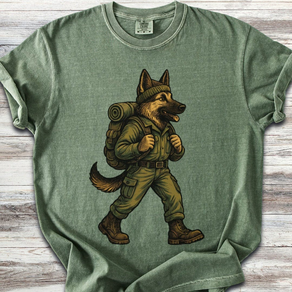 German Shepherd Hiking T-Shirt