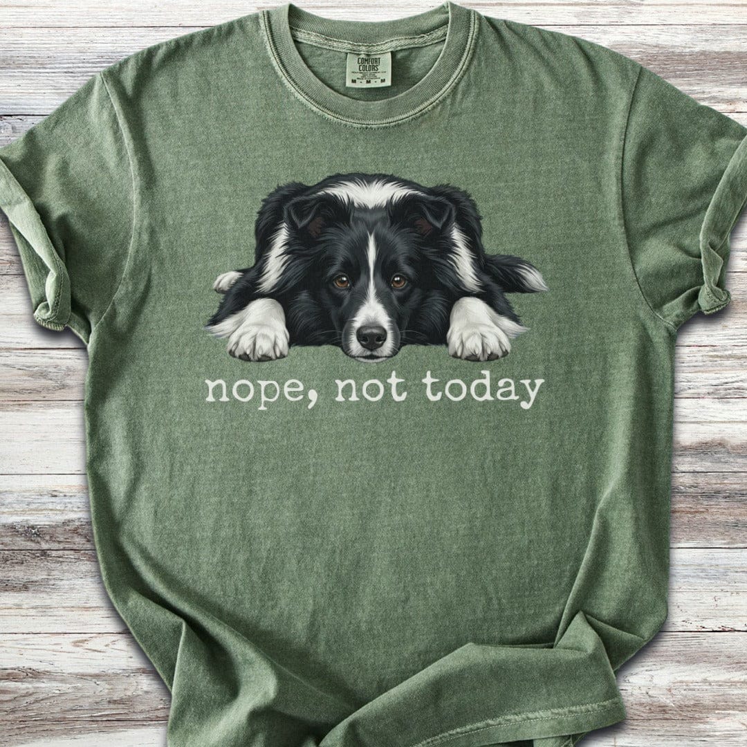 Shetland Sheepdog Bi-Black Nope T-Shirt